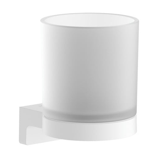 Hansgrohe AddStoris S držák skleniček včetně skleničky matná bílá 41769700