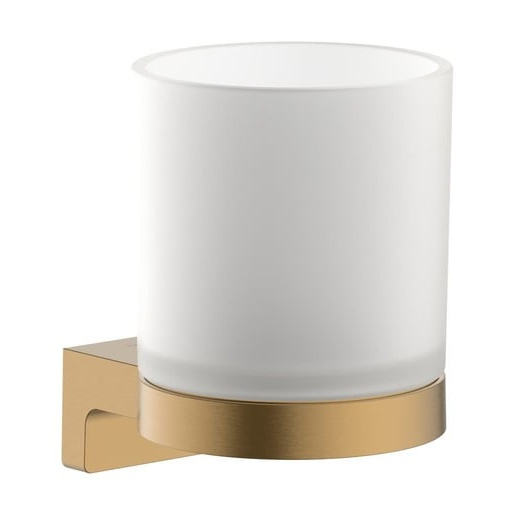 Hansgrohe AddStoris S držák skleniček včetně skleničky kartáčovaný bronz 41769140