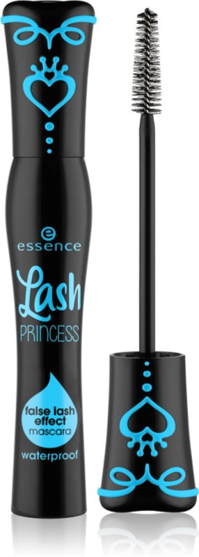 essence Lash PRINCESS řasenka pro efekt umělých řas voděodolná odstín Black 12 ml