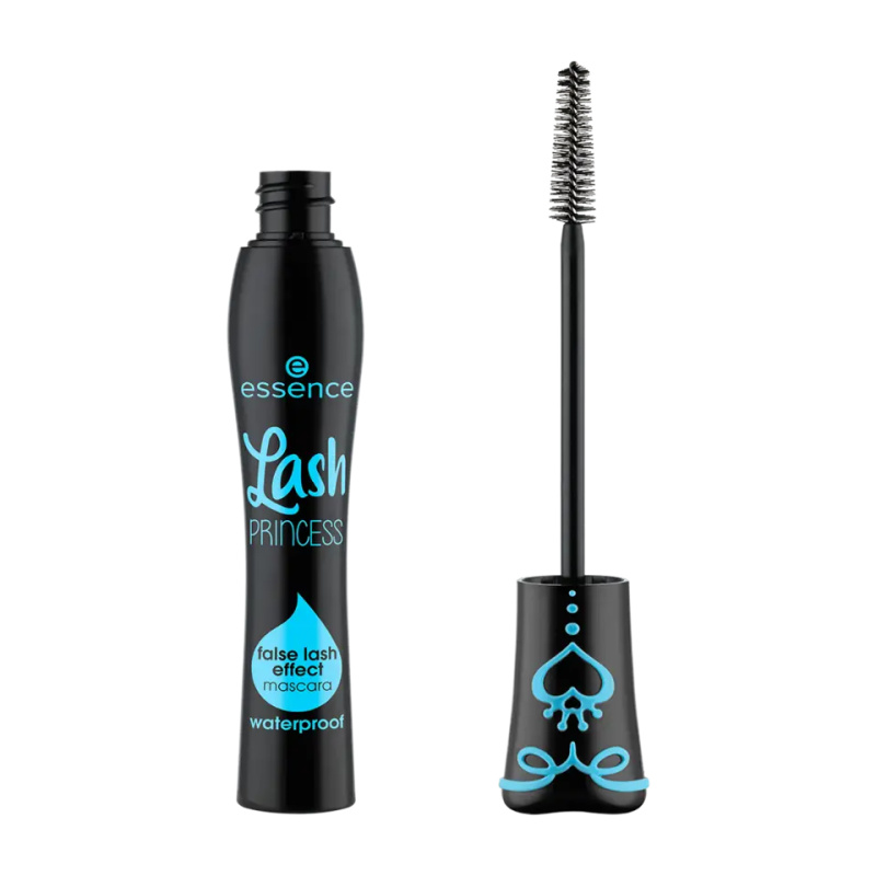 essence Lash PRINCESS řasenka pro efekt umělých řas voděodolná odstín Black 12 ml