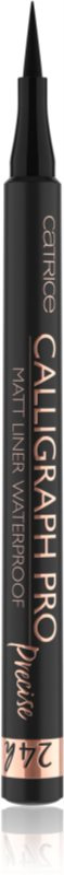 Catrice Calligraph Pro Precise 24h Matt voděodolné oční linky v peru odstín 010 Intense Black Waterproof 1,2 ml