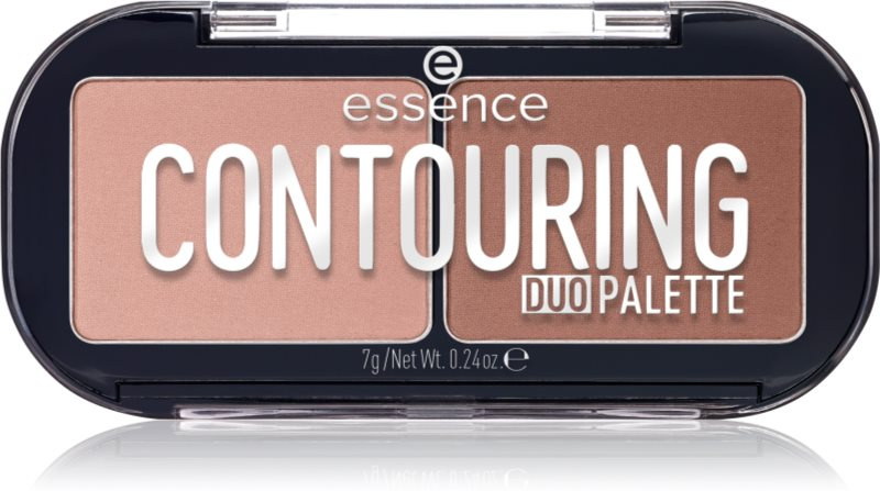 essence CONTOURING DUO PALETTE konturovací paletka odstín 10 lighter skin 7 g