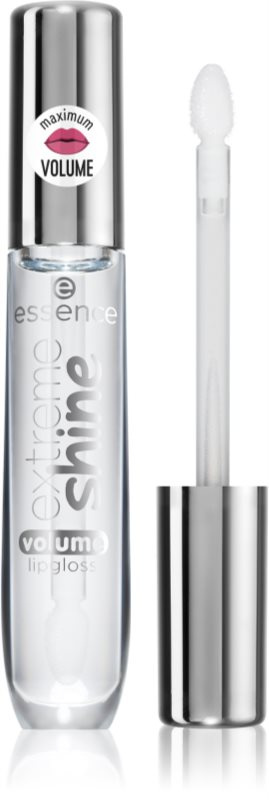 essence Extreme Shine lesk na rty pro větší objem odstín 01 Crystal Clear 5 ml