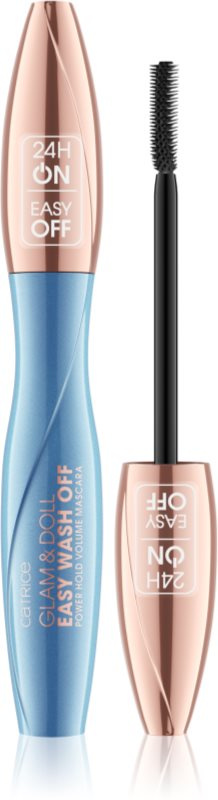 Catrice Glam & Doll Easy Wash Off Power Hold Volume řasenka pro objem a definici řas odstín 010 Black 9 ml