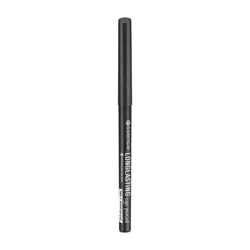 essence LONG-LASTING tužka na oči odstín 34 Sparkling Black 0.28 g