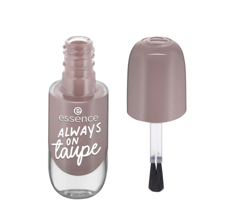 essence Gel Nail Colour lak na nehty odstín 37 ALWAYS ON taupe 8 ml