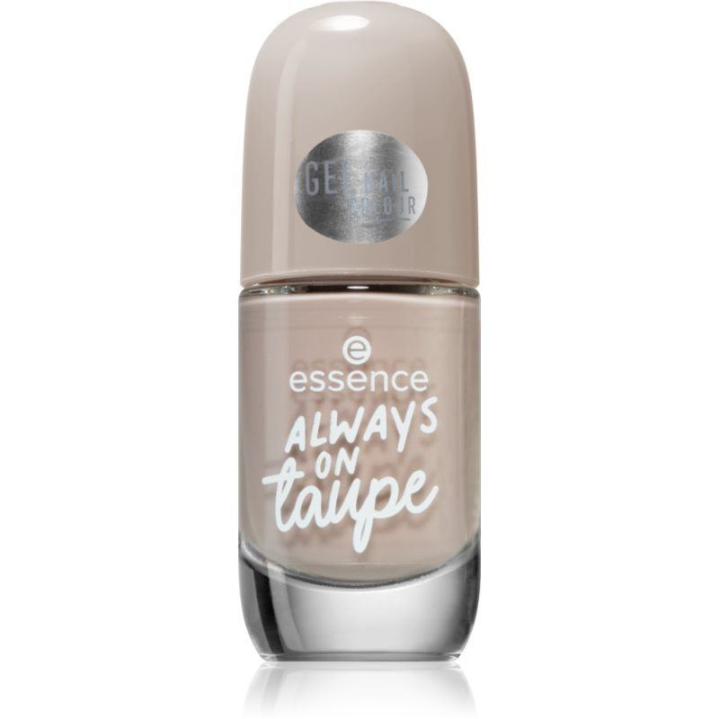essence Gel Nail Colour lak na nehty odstín 37 ALWAYS ON taupe 8 ml
