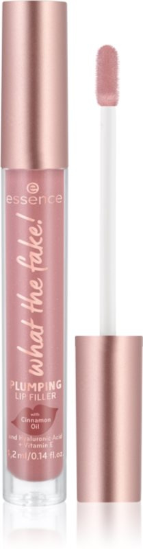 essence WHAT THE FAKE! lesk na rty pro větší objem odstín oh my nude! 4,2 ml