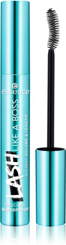 essence Lash Like a Boss prodlužující řasenka pro plné řasy voděodolná odstín Black 9,5 ml