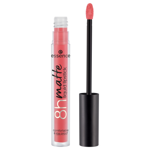 essence 8h matte matná tekutá rtěnka odstín 09 Fiery Red 2,5 ml