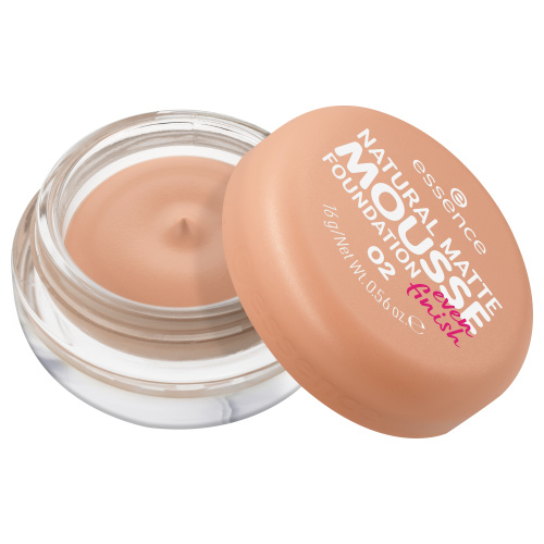essence NATURAL MATTE MOUSSE pěnový make-up odstín 02 16 g