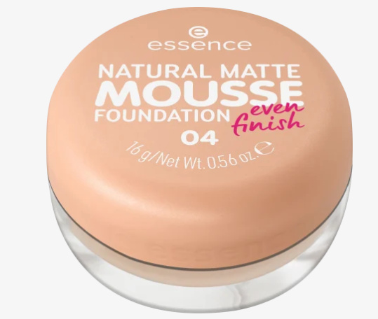 essence NATURAL MATTE MOUSSE pěnový make-up odstín 04 16 g