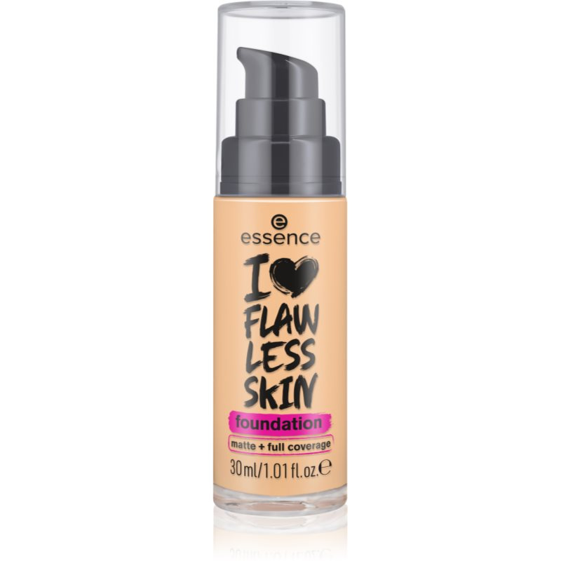 essence I LOVE FLAWLESS SKIN krycí make-up s matným efektem odstín 50 - Medium Ivory 30 ml