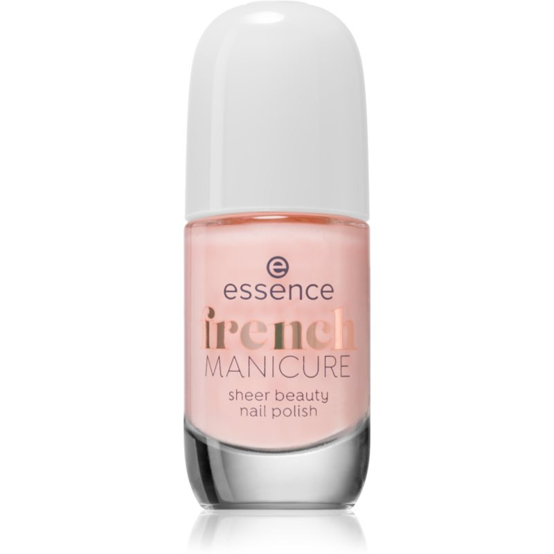 essence French MANICURE lak na nehty odstín 01 - peach please! 8 ml