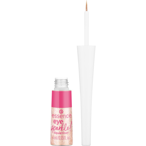 essence eye sparkle! tekuté oční linky se třpytkami odstín 01 Sparkling Lights 4 ml