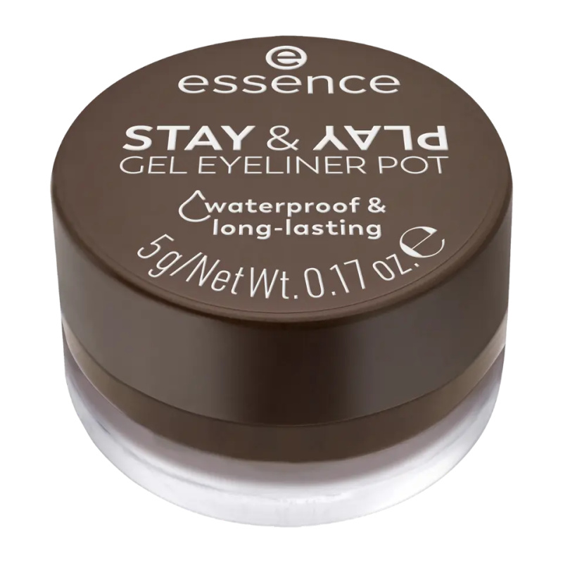 essence STAY & PLAY oční linky odstín 02 Brown 5 g