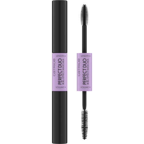 Catrice Perfect Duo XXL Effect objemová a prodlužující řasenka 2 v 1 odstín Black 8 ml