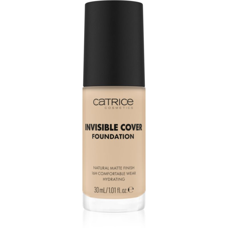 Catrice Invisible Cover Foundation tekutý krycí make-up s matným efektem odstín 002N 30 ml