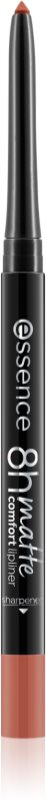 essence 8h Matte Comfort matná tužka na rty s ořezávátkem odstín 12 Cushion Talk 0,3 g