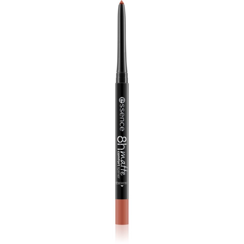 essence 8h Matte Comfort matná tužka na rty s ořezávátkem odstín 12 Cushion Talk 0,3 g