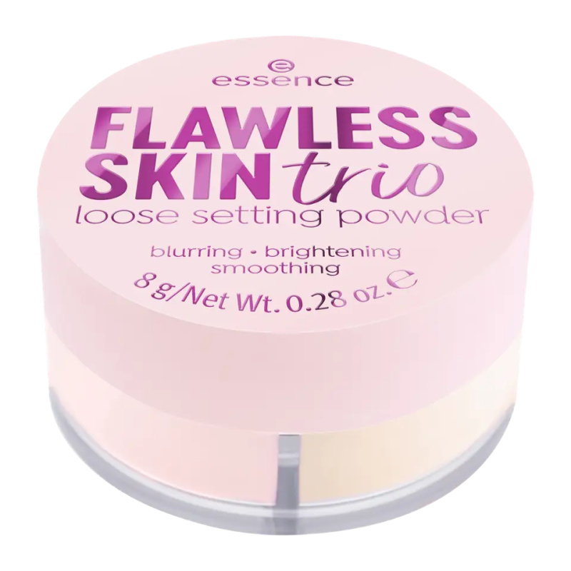 essence Flawless Skin Trio sypký fixační pudr 8 g