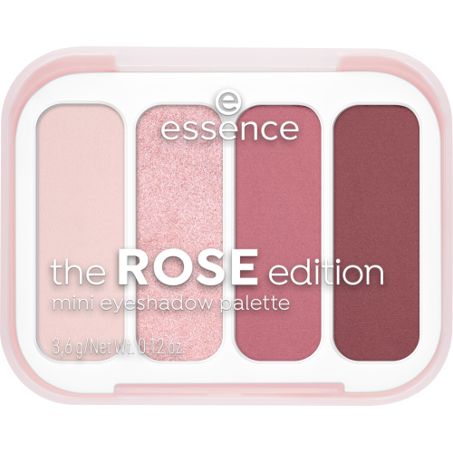 essence The Rose Edition paletka očních stínů mini 3.6 g