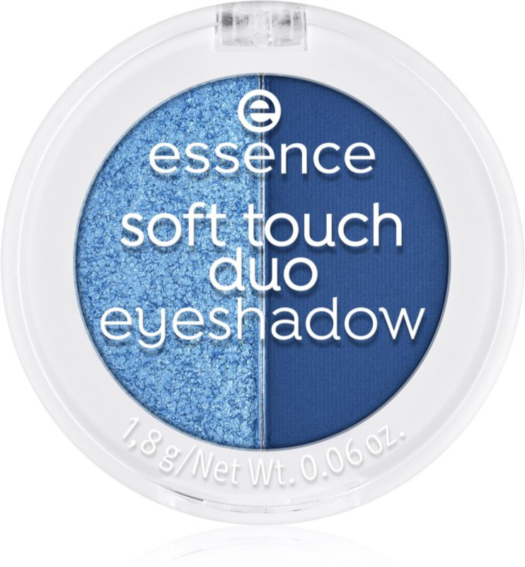 essence Soft Touch Duo oční stíny odstín 03 Icy Girl 1 g