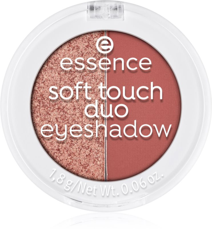 essence Soft Touch Duo oční stíny odstín 01 Bronze Beauty 1 g