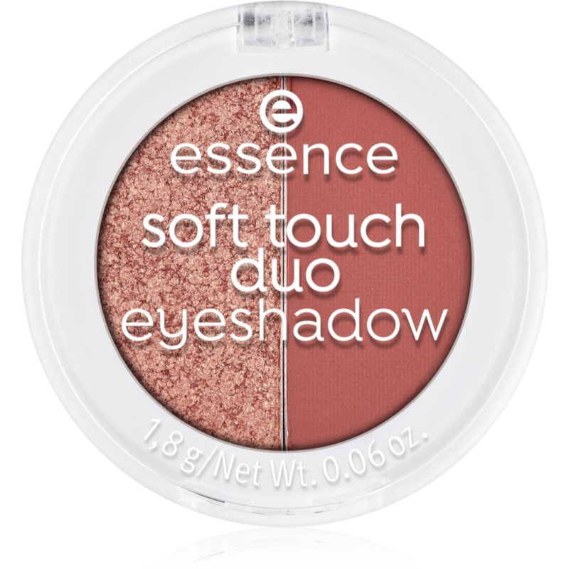 essence Soft Touch Duo oční stíny odstín 01 Bronze Beauty 1 g