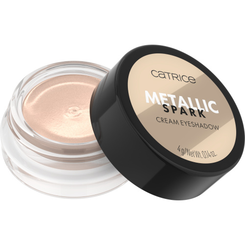 Catrice Metallic Spark krémové oční stíny pro třpytivý lesk odstín 010 Champagne Chic 4 g