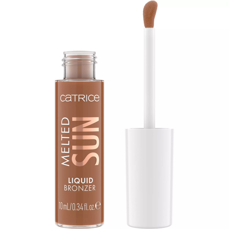 Catrice Melted Sun tekutý bronzer s matným efektem odstín 025 Beach Please 10 ml