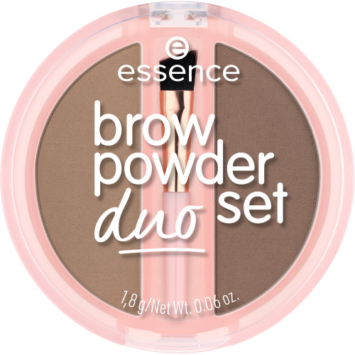 essence Brow Powder Duo set na obočí odstín 01 Light 1.8 g