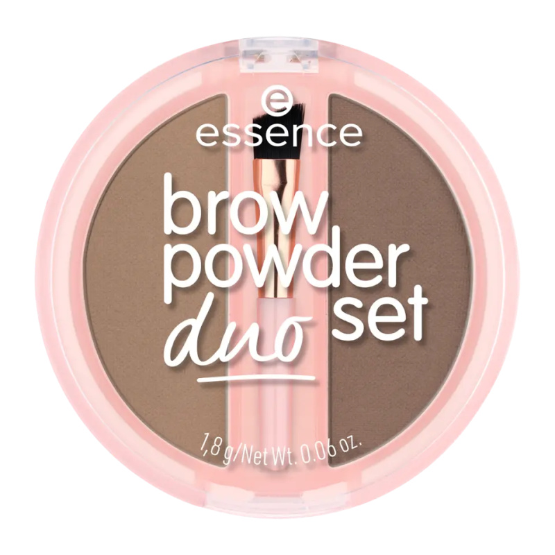 essence Brow Powder Duo set na obočí odstín 01 Light 1.8 g