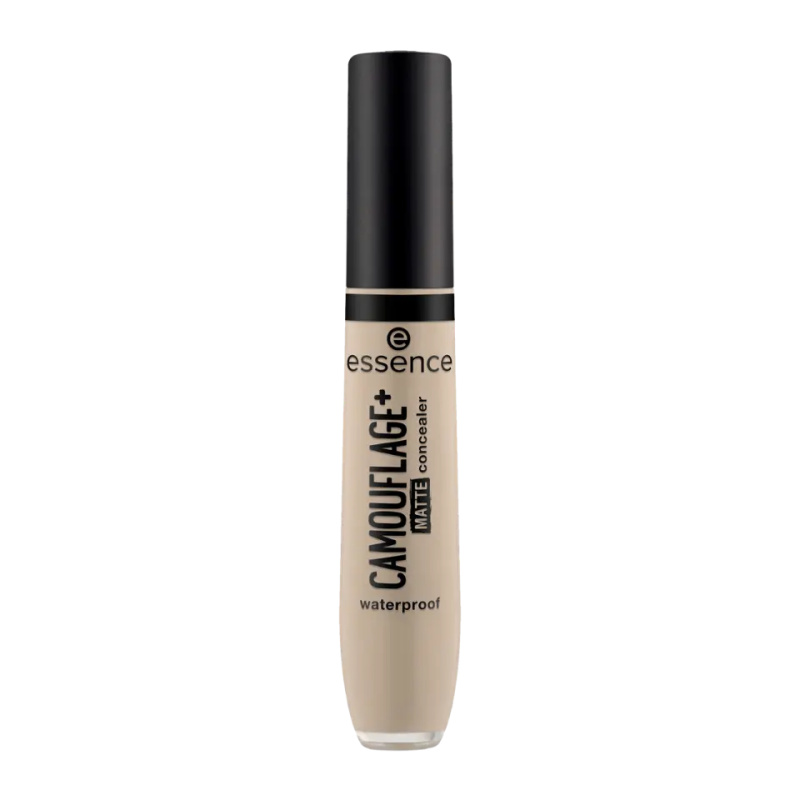 essence CAMOUFLAGE+ MATTE tekutý korektor s matným efektem odstín 100 8 ml
