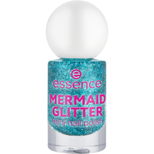 essence MERMAID GLITTER lak na nehty mini odstín 07 5 ml