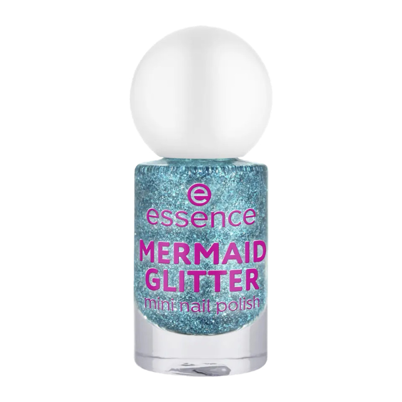 essence MERMAID GLITTER lak na nehty mini odstín 07 5 ml