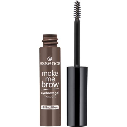 essence Make Me Brow gel na obočí odstín 07 Dark Browny Brows 3.8 ml