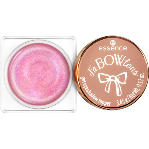 essence FaBOWlous gelové oční stíny se třpytkami odstín 01 Bow, So Dazzling! 3.45 g