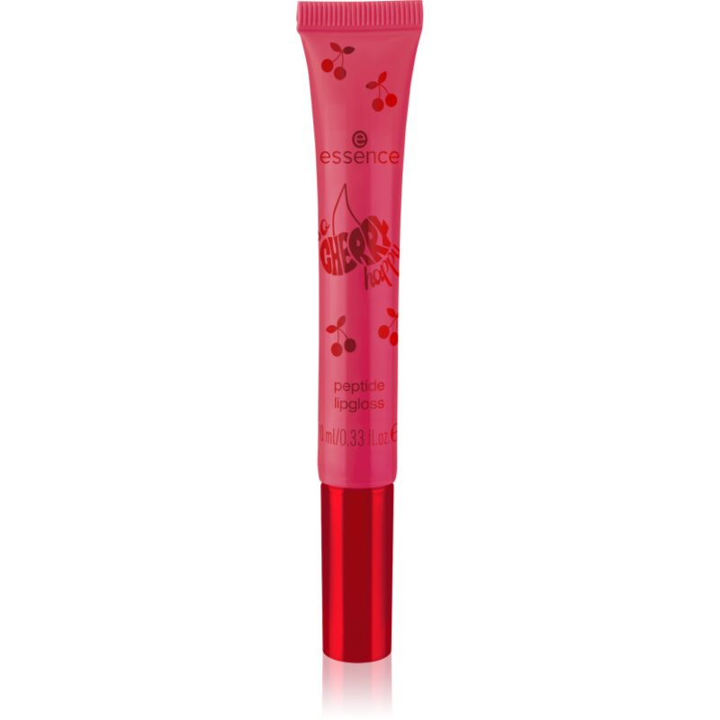 essence SO CHERRY happy lesk na rty s peptidy odstín 01 Cherry On Top 10 ml