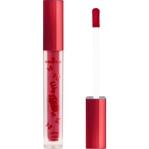 essence SO CHERRY happy matná tekutá rtěnka odstín 01 Cherry Kisses 4 ml