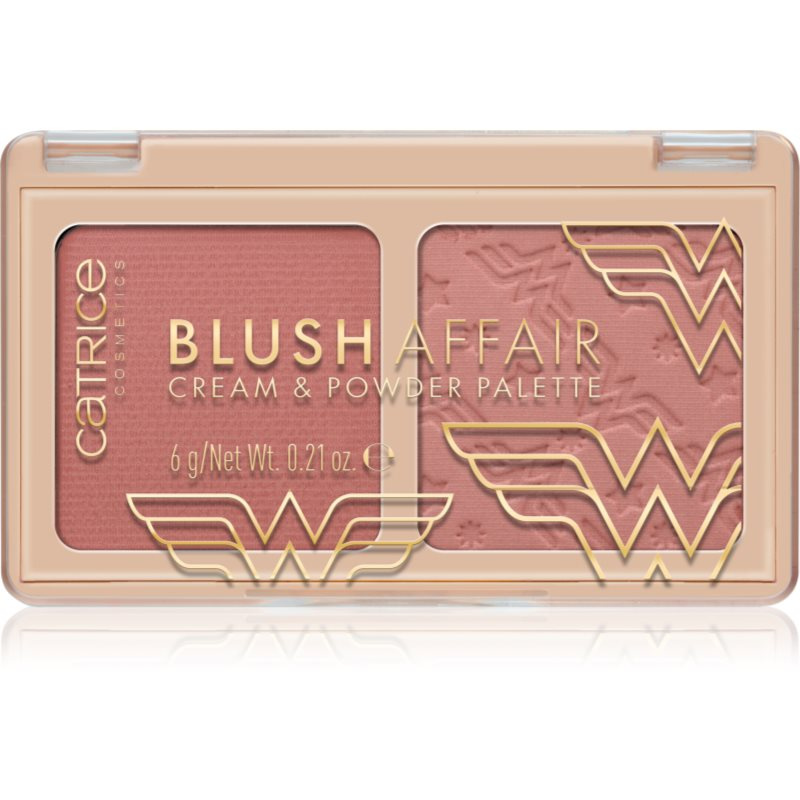 Catrice Wonder Woman duo tvářenka odstín 020 Powerfull Together 6 g