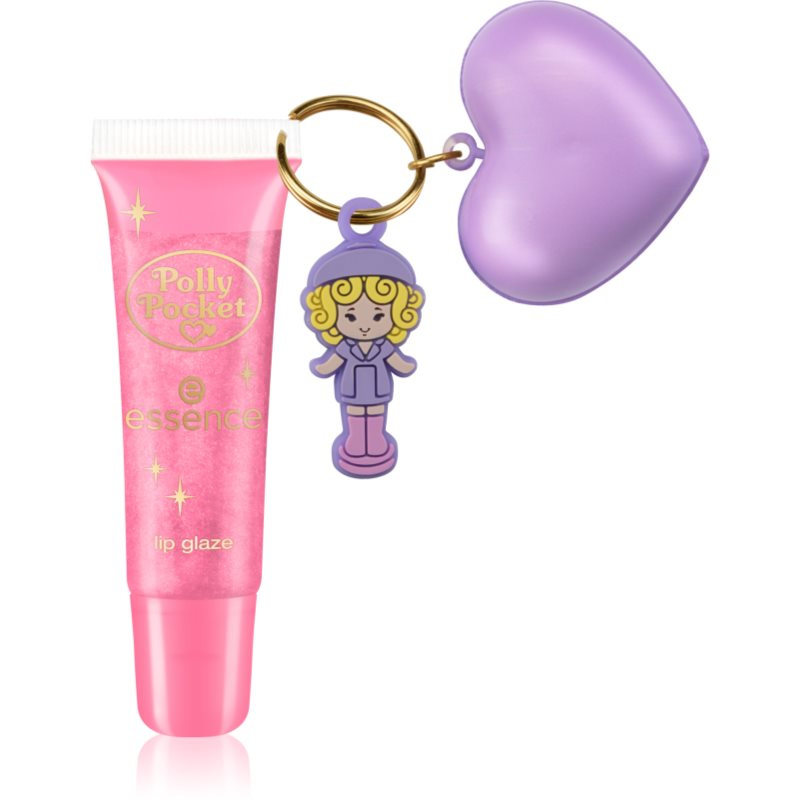 essence Polly Pocket lesk na rty se třpytkami odstín 01 90's Girl 10 ml