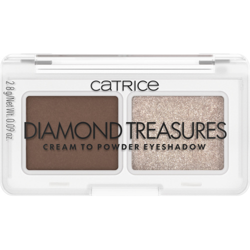 Catrice Diamond Treasures duo oční stíny odstín 01 Hazel Spark 2.8 g