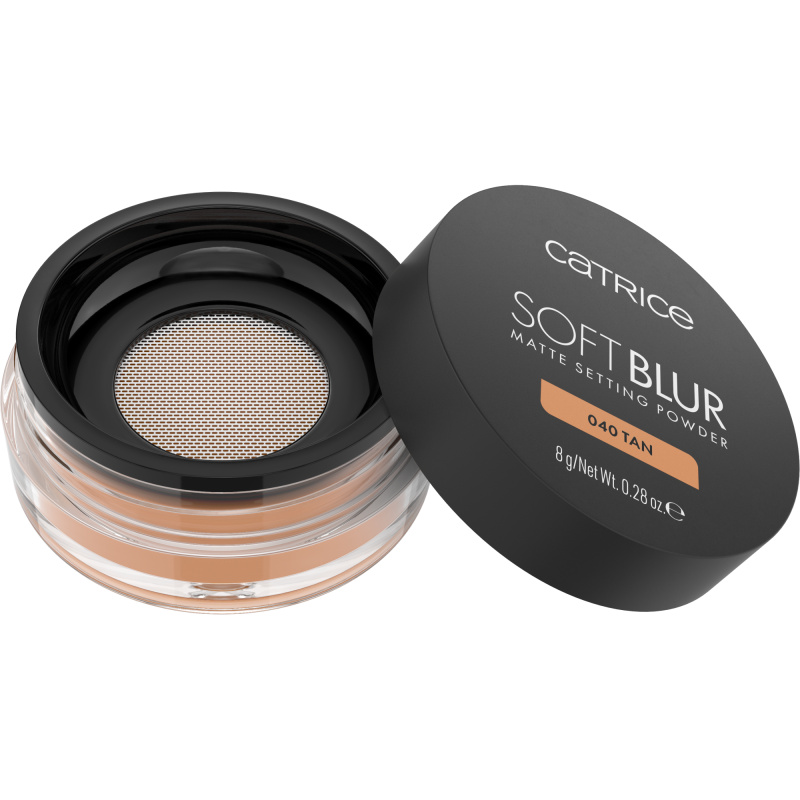 Catrice Soft Blur Matte sypký fixační pudr odstín 040 Tan 8 g