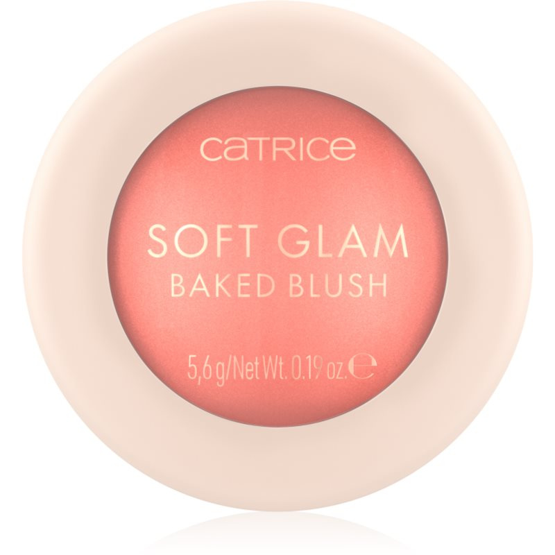 Catrice Soft Glam rozjasňující tvářenka odstín 030 Cheeky Coral 5.6 g