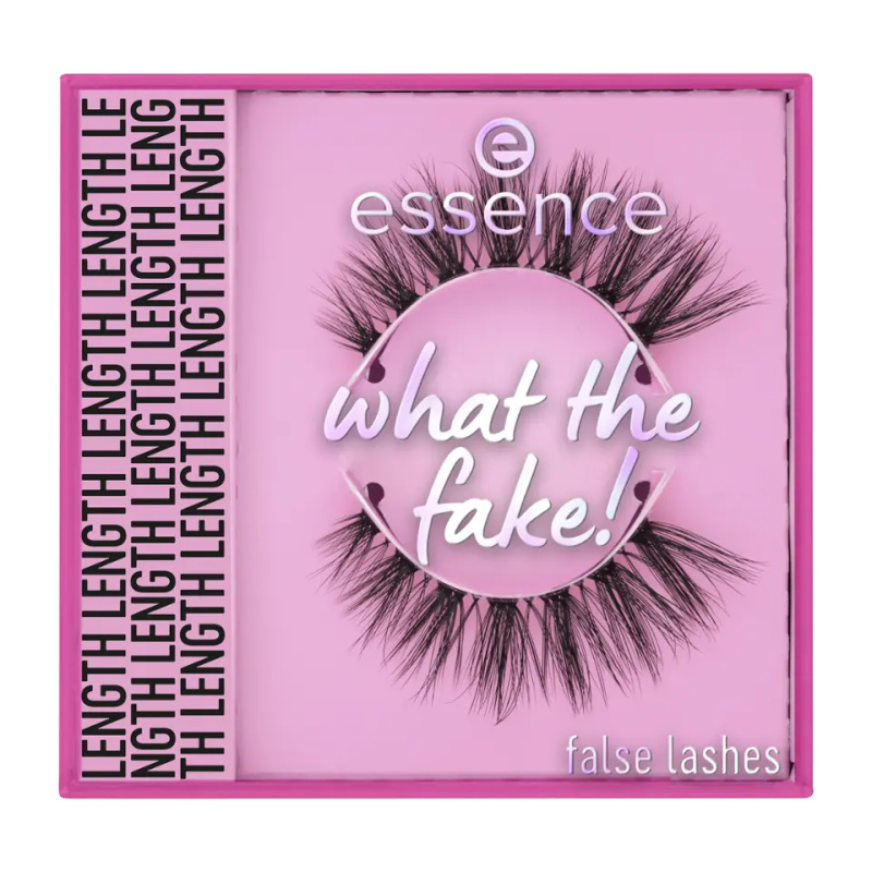 essence WHAT THE FAKE! umělé řasy 04 Dramatic Length 1 pár