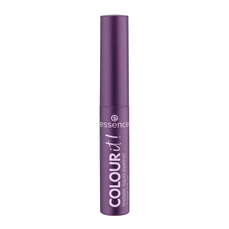 essence COLOUR it! metalická linka na oči odstín 02 Dark Cherry 3 ml
