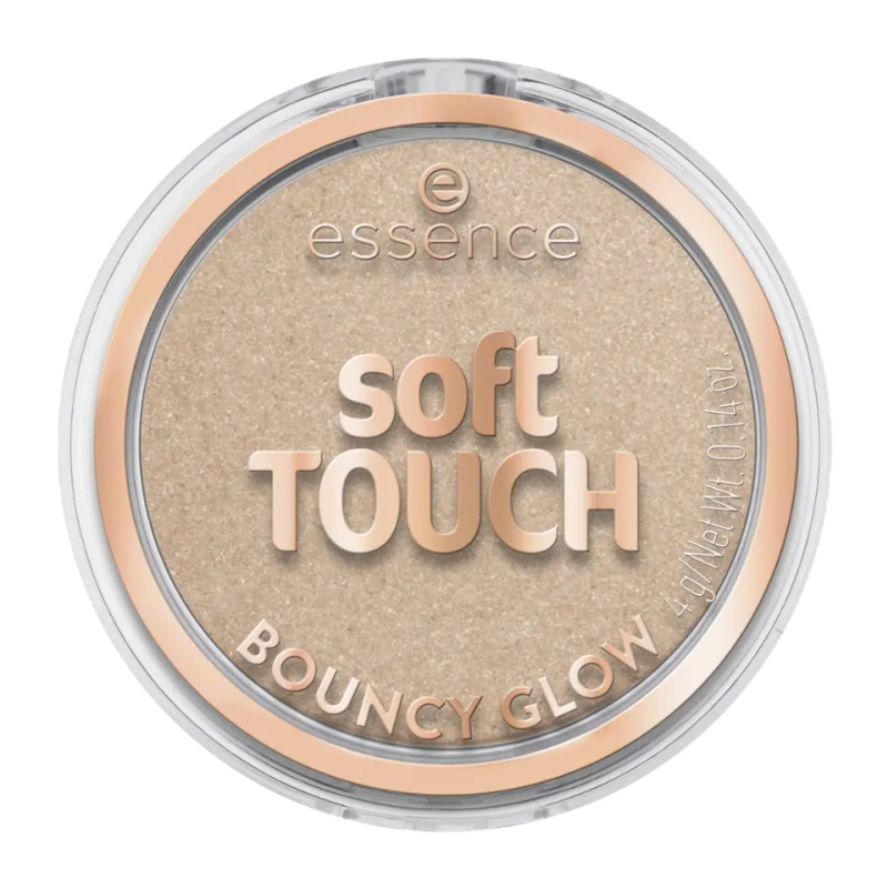 essence Soft Touch krémový rozjasňovač s pudrovým efektem odstín 30 glazing gleam 4 g