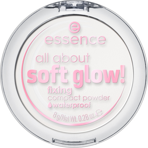 essence All About Soft Glow! transparentní fixační pudr pro rozjasnění pleti 8 g