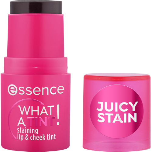 essence WHAT A TINT! multifunkční líčidlo na rty a tváře odstín 10 Raspberry Vibes 5 g